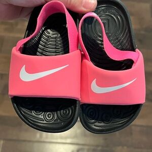 Nike Kids Pink Slide Sandals